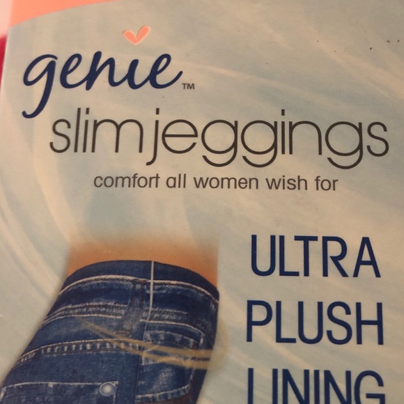 Genie Slim Jeggings Small Blue Pockets - Picture 4 of 10